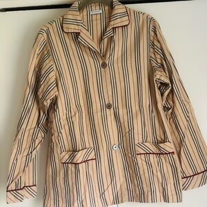 Burberry pajama top with buttons